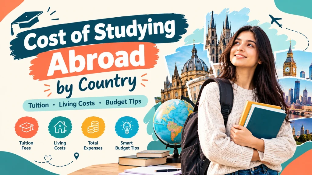 Cost of studying abroad by country, tuition fees and living costs