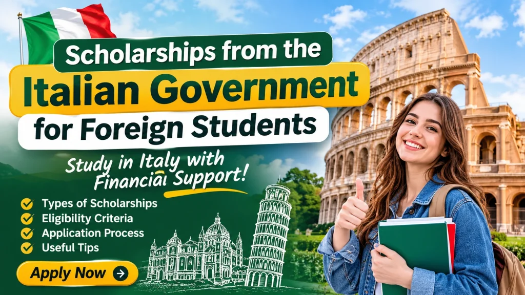 Italian Government Scholarships for international students to study in Italy